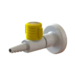 Wall/suspended mounted one-way lift & turn gas fitting Fittings for burning gases