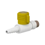 Wall/suspended mounted one-way lift & turn gas valve - Fittings for burning gases