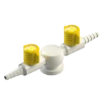 Bench mounted two-way lift & turn gas fitting in 90° - Fittings for burning gases